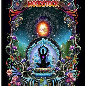 Woodstock We Are Stardust Tapestry by Mike DuBois ~ 30" x 45" ~ Brand New!